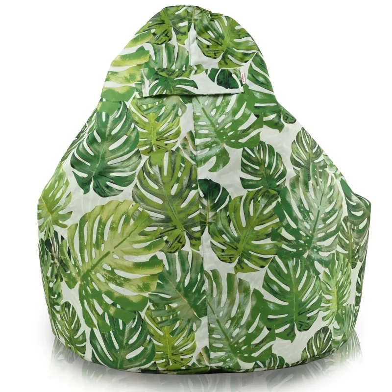 Pouf Poire Drop XXL imperméable, parfait pour une utilisation extérieure et au jardin