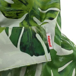 Pouf Poire Drop XXL imperméable, idéal pour se détendre à l'extérieur et au jardin