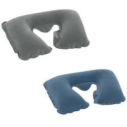 Coussin de voyage floqué croissant 2 couleurs 46 x 28 cm Bestway 67006 bleu