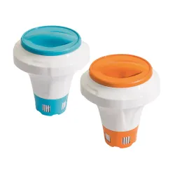 Grand flotteur de piscine, distributeur de produits chimiques pour piscine Bestway 58474 orange