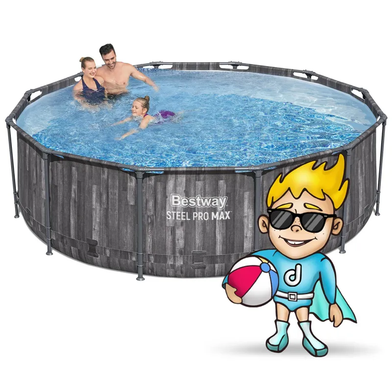 Piscine tubulaire 366 x 100 cm, parfaite pour les jeux dans le jardin en été