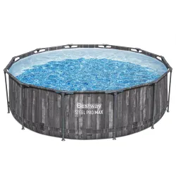 Piscine tubulaire bleue 366 x 100 cm, Bestway 5614X
