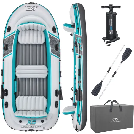 Ponton Hydro-Force Adventure Elite X5 Bestway 65159 en matériau PVC durable