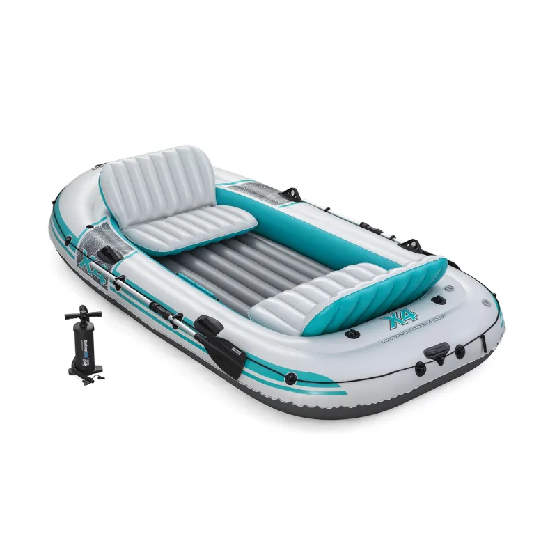 Bateau pneumatique Hydro-Force Adventure X4 Bestway 65158 parfait pour le lac ou la rivière