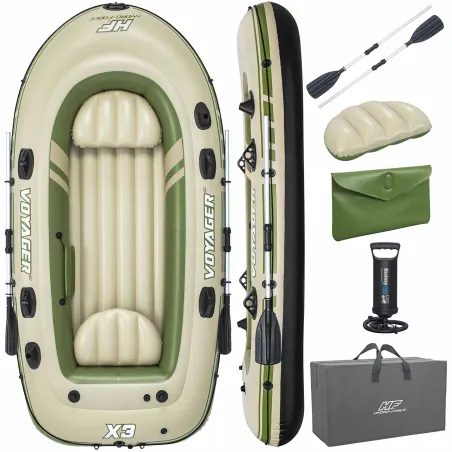 Ponton Voyager X3 294 x 137 cm, parfait pour se détendre sur l'eau