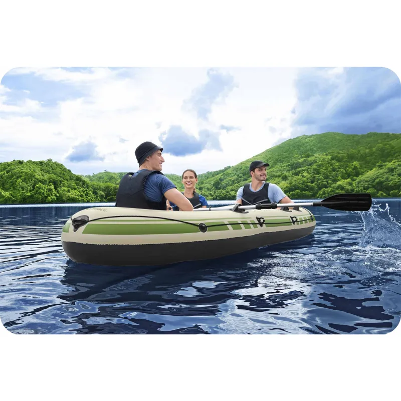 Ponton Voyager X3 294 x 137 cm, parfait pour s'amuser en famille sur l'eau