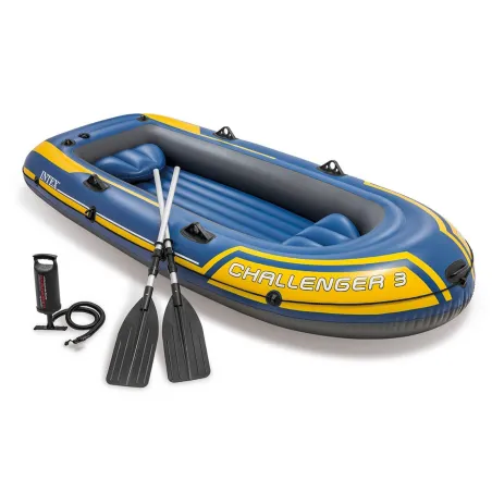 Bateau pneumatique INTEX 68370 Challenger 3 295 x 137 x 43 cm pour loisirs aquatiques
