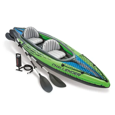 Kayak deux places INTEX 68306, 351 x 76 x 38 cm, parfait pour les aventures aquatiques