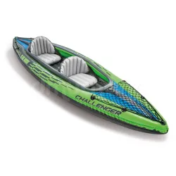 Kayak INTEX 68306, 351 x 76 x 38 cm, de couleur bleue, parfait pour passer du temps sur l'eau