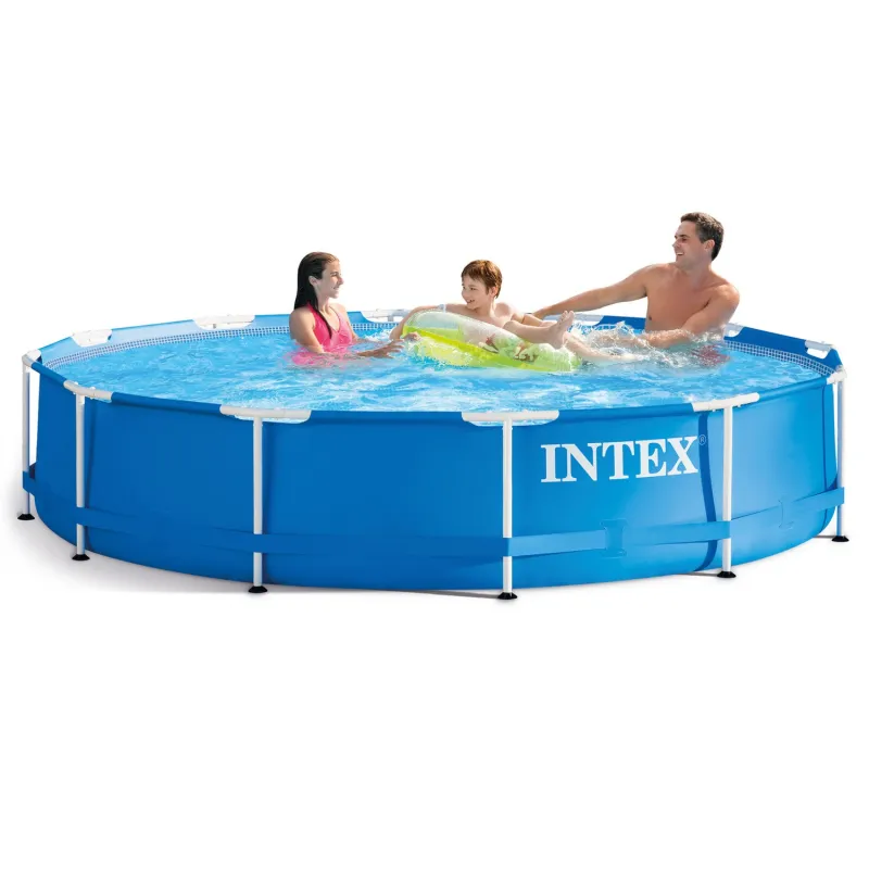 Piscine tubulaire INTEX 28210, couleur bleue, idéale pour l'été