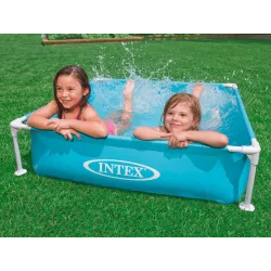 Piscine tubulaire colorée pour enfants, parfaite pour le jardin en été