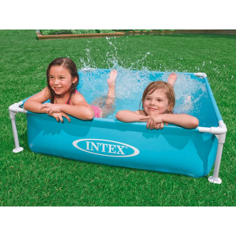 Piscine tubulaire colorée pour enfants, parfaite pour le jardin en été