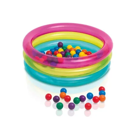 Piscine gonflable avec balles 86 x 25 cm, parfaite pour enfants, sûre et colorée