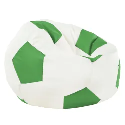 Pouf Fauteuil Ballon de Football pour enfants - Simili-cuir
