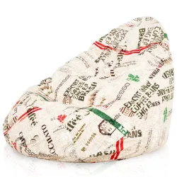 Housse Pour Pouf Poire Drop - Impressions Premium