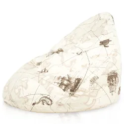Housse Pour Pouf Poire Drop - Impressions Premium