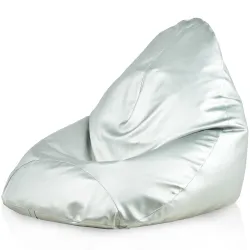 Pouf avec Dossier XXL Drop - Simili-cuir