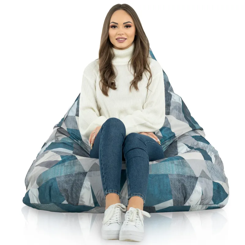 Pouf Poire de Sol XL Bermuda - Outdoor Pro d'extérieur Jardin Imperméable – vue 60