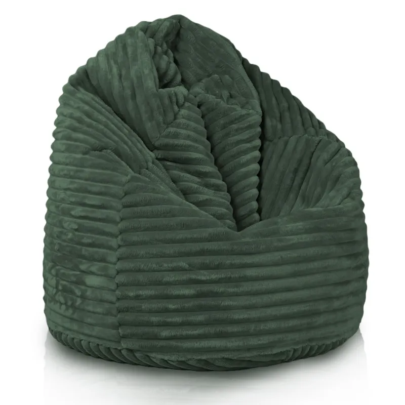 Pouf Poire L pour enfants - Velours Côtelé Stripe – vue 11