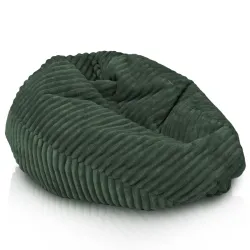 Pouf Poire L pour enfants - Velours Côtelé Stripe – vue 13