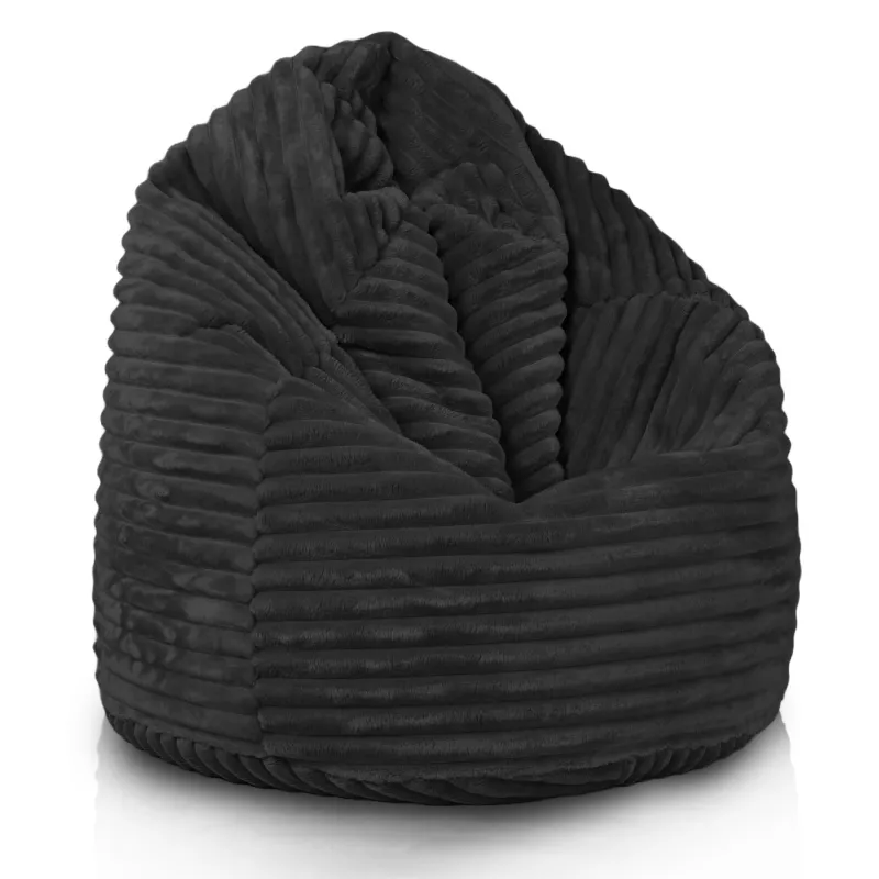 Pouf Poire L pour enfants - Velours Côtelé Stripe – vue 16