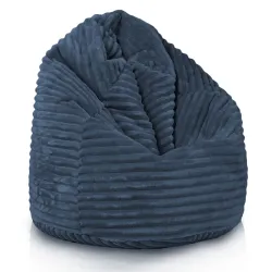 Housse Pour Pouf Poire Enfants - Velours À Grosses Côtes