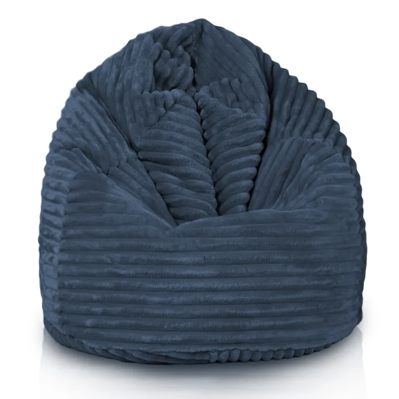 Pouf Poire L pour enfants - Velours Côtelé Stripe – vue 22