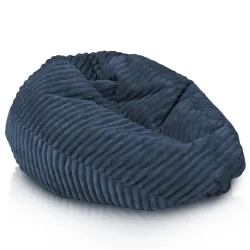 Pouf Poire L pour enfants - Velours Côtelé Stripe – vue 23