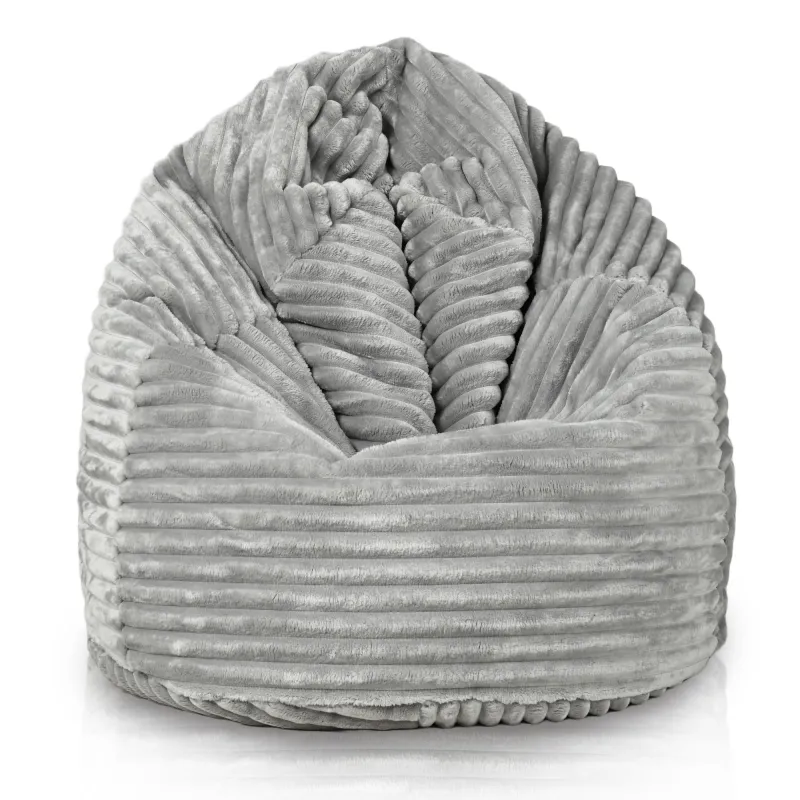Pouf Poire L pour enfants - Velours Côtelé Stripe – vue 27