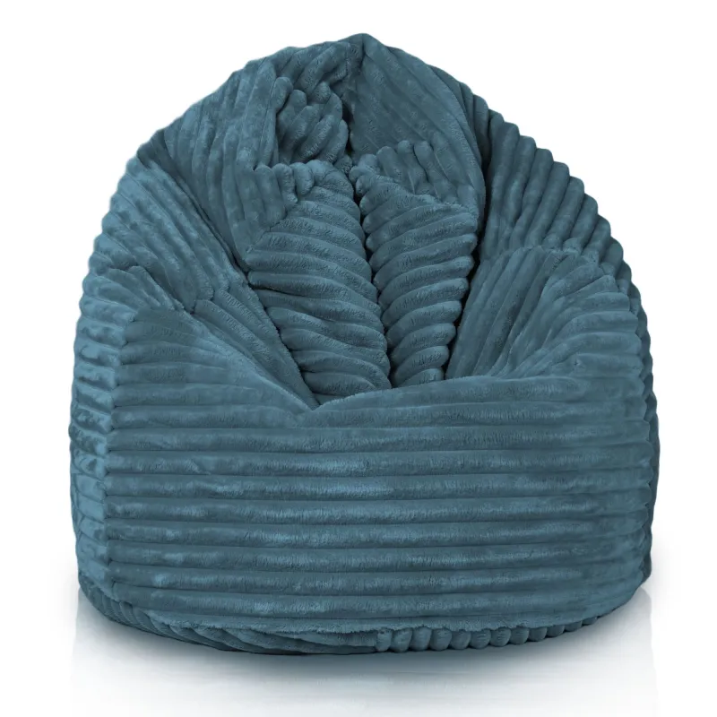 Pouf Poire L pour enfants - Velours Côtelé Stripe – vue 32