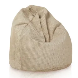 Housse Pour Pouf Poire Enfants - Velours Texturé Dot