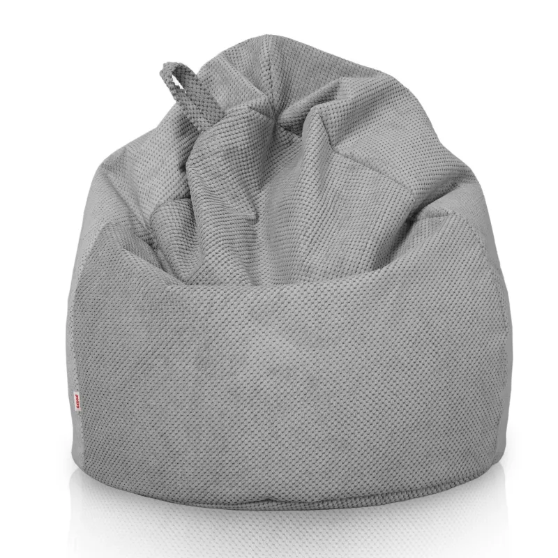 Pouf Poire L pour enfants - Velours Texturé Dot – vue 10