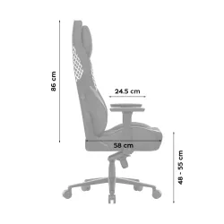 Force 8.3 Carbon Black Chaise gaming