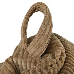 Grand pouf poire en velours côtelé pour ados et adultes