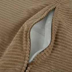 Grand pouf poire en velours côtelé pour ados et adultes