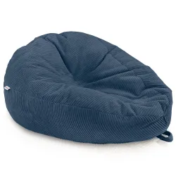 Grand pouf poire en velours côtelé pour ados et adultes