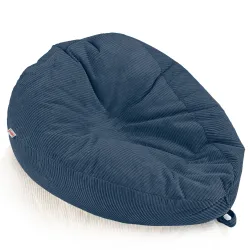 Grand pouf poire en velours côtelé pour ados et adultes