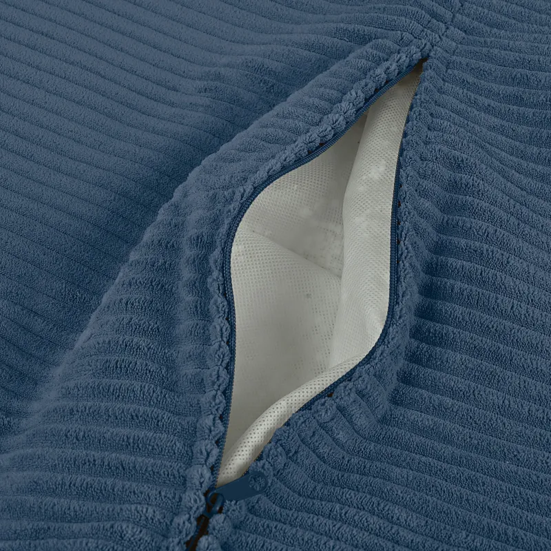 Grand pouf poire en velours côtelé pour ados et adultes