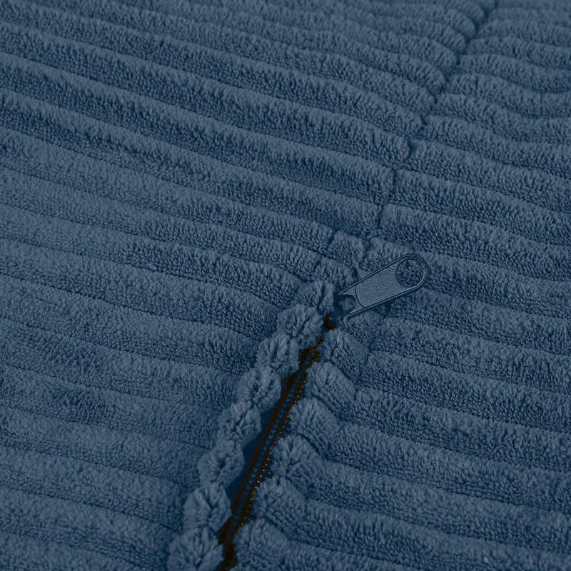 Grand pouf poire en velours côtelé pour ados et adultes