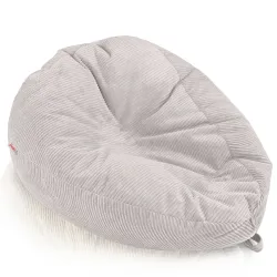 Grand pouf poire en velours côtelé pour ados et adultes