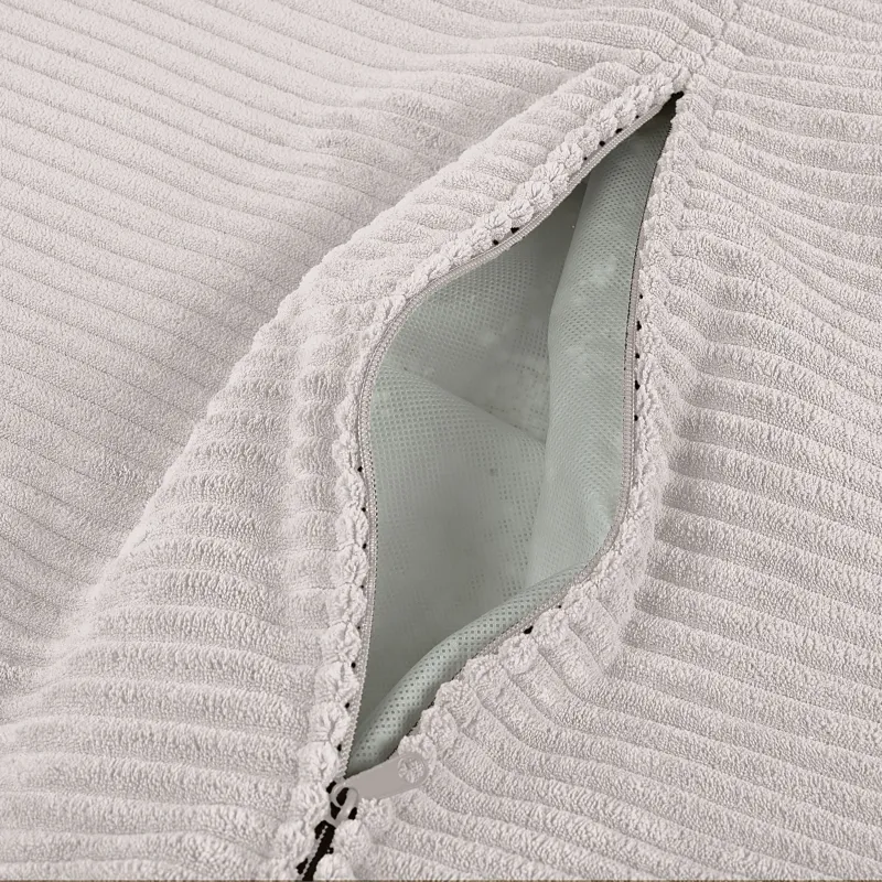 Grand pouf poire en velours côtelé pour ados et adultes