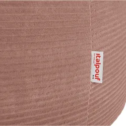 Grand pouf poire en velours côtelé pour ados et adultes