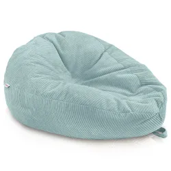 Grand pouf poire en velours côtelé pour ados et adultes