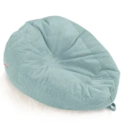 Grand pouf poire en velours côtelé pour ados et adultes