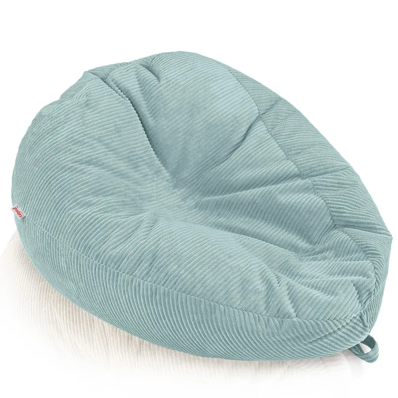 Grand pouf poire en velours côtelé pour ados et adultes