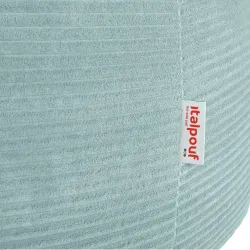 Grand pouf poire en velours côtelé pour ados et adultes