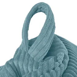 Grand pouf poire en velours côtelé pour ados et adultes