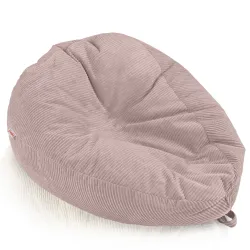 Grand pouf poire en velours côtelé pour ados et adultes