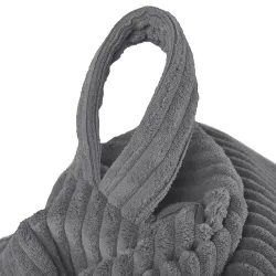 Grand pouf poire en velours côtelé pour ados et adultes