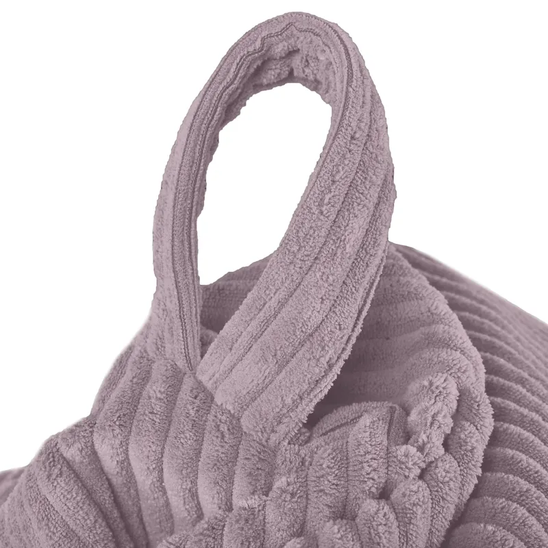 Grand pouf poire en velours côtelé pour ados et adultes